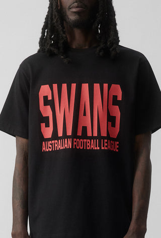 CLUB T-SHIRT - SYDNEY SWANS - BLACK