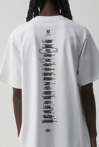 HIT LIST T-SHIRT -FREMANTLE DOCKERS - WHITE