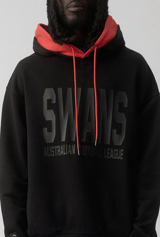 CLUB HOODIE - SYDNEY SWANS - BLACK