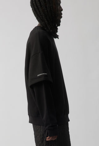 HIT LIST SWEATER - CARLTON BLUES - BLACK