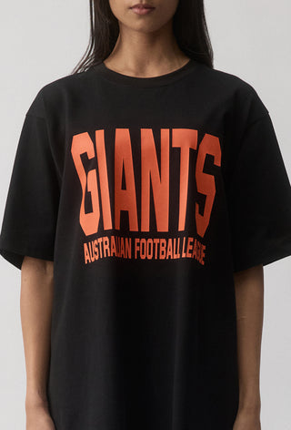 CLUB T-SHIRT - GWS GIANTS - BLACK