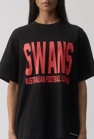 CLUB T-SHIRT - SYDNEY SWANS - BLACK