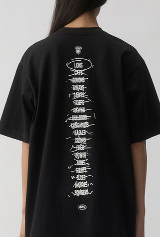 HIT LIST T-SHIRT - BRISBANE LIONS - BLACK