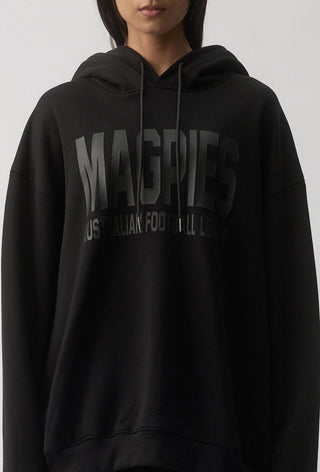 CLUB HOODIE - COLLINGWOOD MAGPIES - BLACK