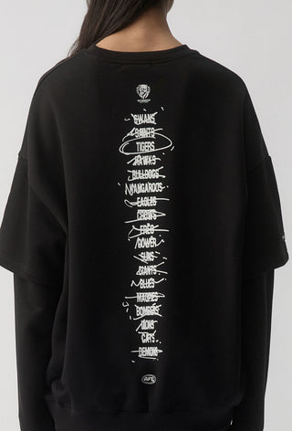 HIT LIST SWEATER - RICHMOND TIGERS - BLACK