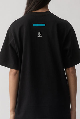 CLUB T-SHIRT - PORT ADELAIDE POWER - BLACK