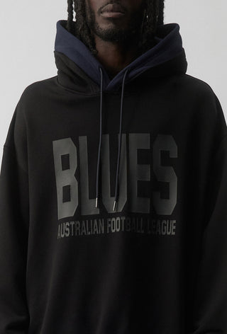 CLUB HOODIE - CARLTON BLUES - BLACK