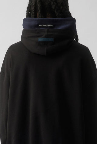 CLUB HOODIE - CARLTON BLUES - BLACK
