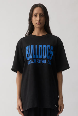 CLUB T-SHIRT - WESTERN BULLDOGS - BLACK