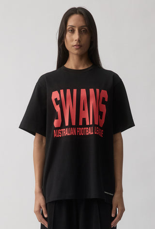 CLUB T-SHIRT - SYDNEY SWANS - BLACK