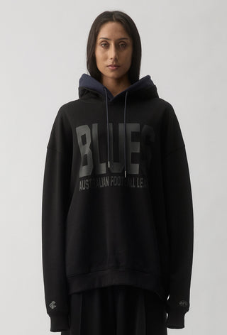 CLUB HOODIE - CARLTON BLUES - BLACK
