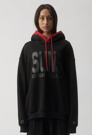 CLUB HOODIE - GOLD COAST SUNS  - BLACK