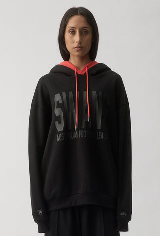 CLUB HOODIE - SYDNEY SWANS - BLACK