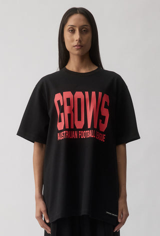 CLUB T-SHIRT - ADELAIDE CROWS - BLACK