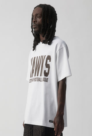 CLUB T-SHIRT - HAWTHORN HAWKS - WHITE