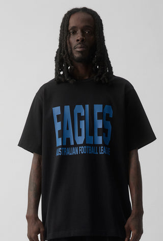 CLUB T-SHIRT - WEST COAST EAGLES - BLACK