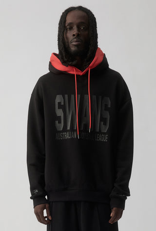 CLUB HOODIE - SYDNEY SWANS - BLACK