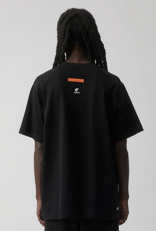 CLUB T-SHIRT - GWS GIANTS - BLACK