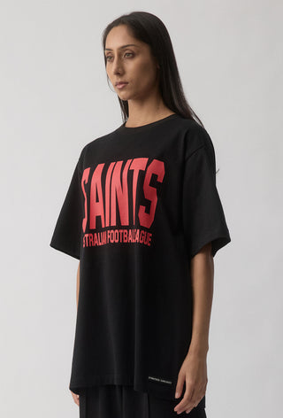 CLUB T-SHIRT - ST KILDA SAINTS - BLACK