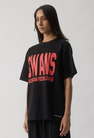 CLUB T-SHIRT - SYDNEY SWANS - BLACK