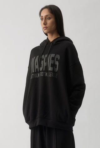 CLUB HOODIE - COLLINGWOOD MAGPIES - BLACK