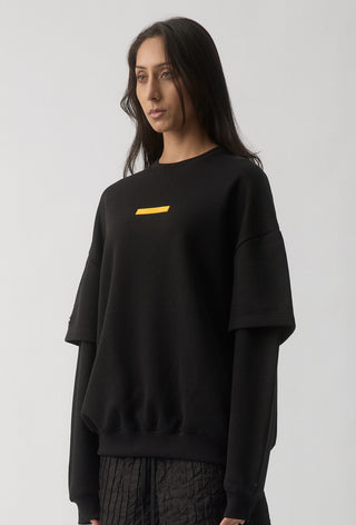 HIT LIST SWEATER - HAWTHORN HAWKS - BLACK