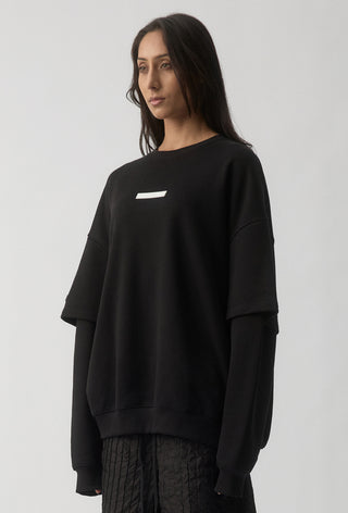 HIT LIST SWEATER - COLLINGWOOD MAGPIES - BLACK