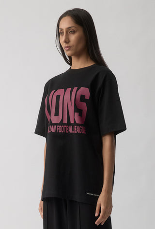 CLUB T-SHIRT - BRISBANE LIONS - BLACK