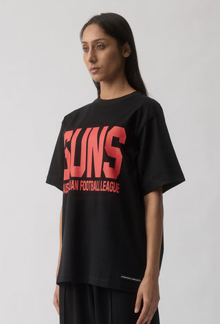 CLUB T-SHIRT - GOLD COAST SUNS - BLACK