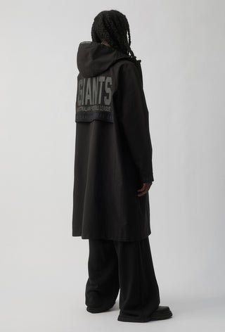 GWS GIANTS - LONG WINDBREAKER JACKET - BLACK