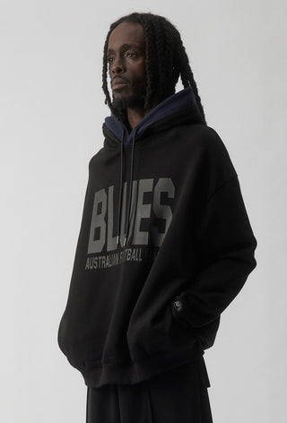 CLUB HOODIE - CARLTON BLUES - BLACK
