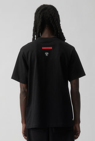 CLUB T-SHIRT - MELBOURNE DEMONS - BLACK