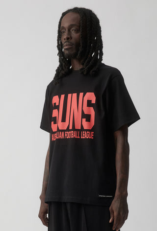 CLUB T-SHIRT - GOLD COAST SUNS - BLACK