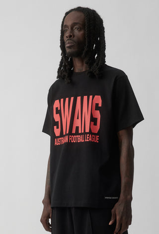 CLUB T-SHIRT - SYDNEY SWANS - BLACK