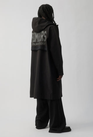 GOLD COAST SUNS - LONG WINDBREAKER JACKET - BLACK