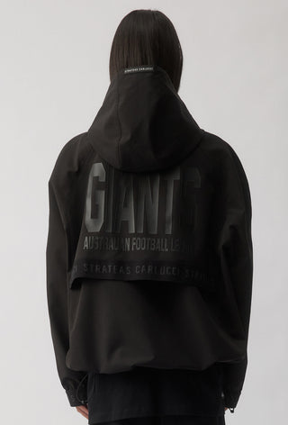 GWS GIANTS - SHORT WINDBREAKER JACKET - BLACK