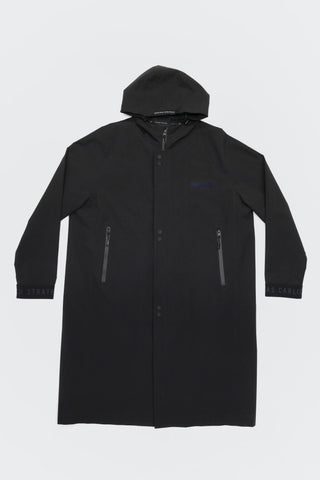 CARLTON BLUES - LONG WINDBREAKER JACKET - BLACK