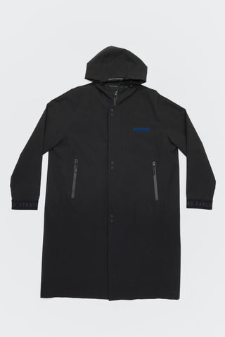 NORTH MELBOURNE KANGAROOS - LONG WINDBREAKER JACKET - BLACK