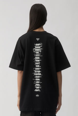 HIT LIST T-SHIRT - ESSENDON BOMBERS - BLACK