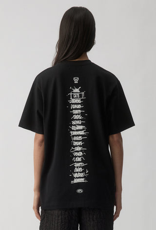 HIT LIST T-SHIRT - GEELONG CATS - BLACK
