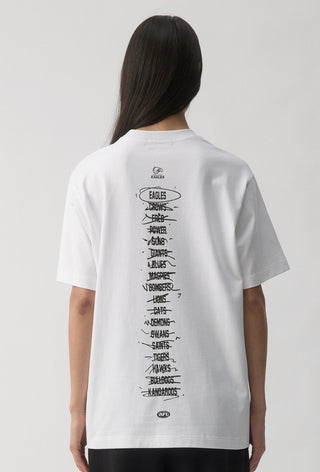 HIT LIST T-SHIRT - WEST COAST EAGLES - WHITE