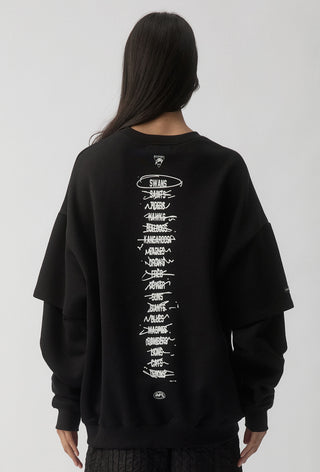 HIT LIST SWEATER - SYDNEY SWANS - BLACK