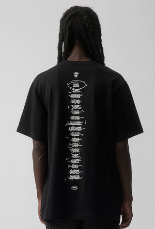 HIT LIST T-SHIRT - BRISBANE LIONS - BLACK