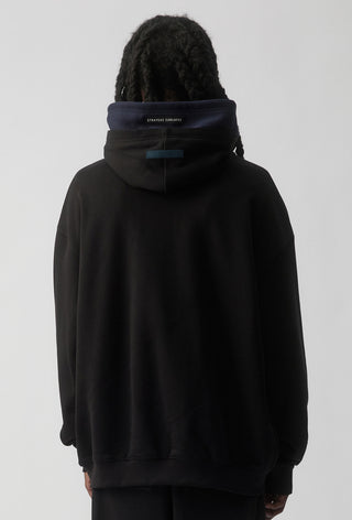 CLUB HOODIE - CARLTON BLUES - BLACK