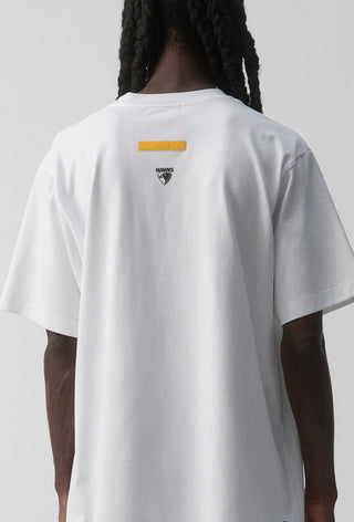 CLUB T-SHIRT - HAWTHORN HAWKS - WHITE
