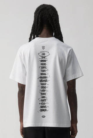 HIT LIST T-SHIRT - BRISBANE LIONS - WHITE