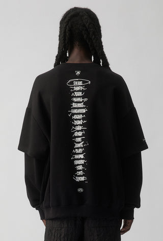 HIT LIST SWEATER - SYDNEY SWANS - BLACK