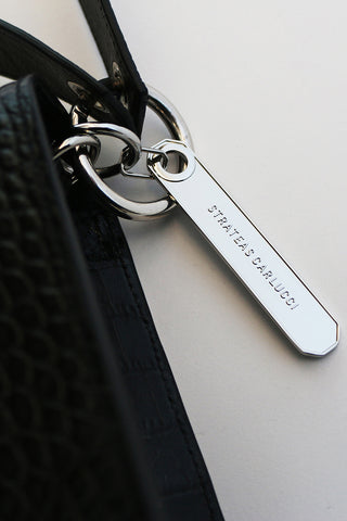 Meta Bag - Croc Black