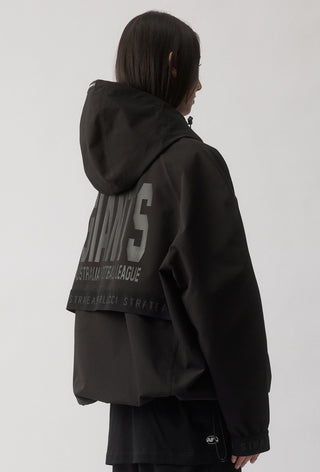 GWS GIANTS - SHORT WINDBREAKER JACKET - BLACK