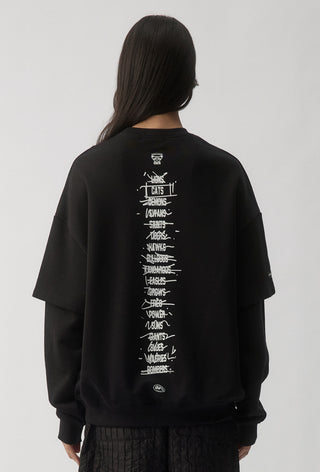 HIT LIST SWEATER - GEELONG CATS - BLACK